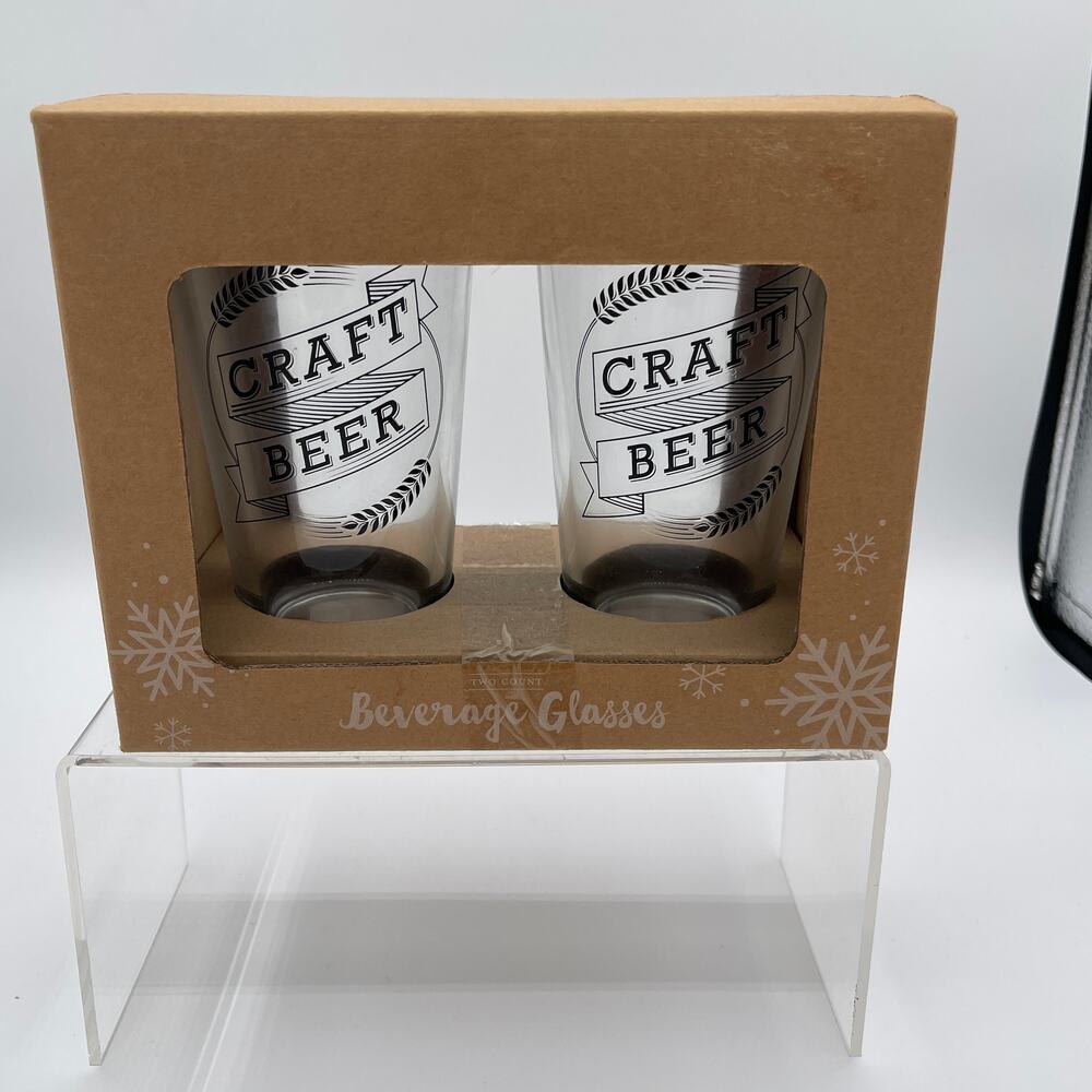 Horizon Group Craft Beer Beverage Glasses (Set of 2)